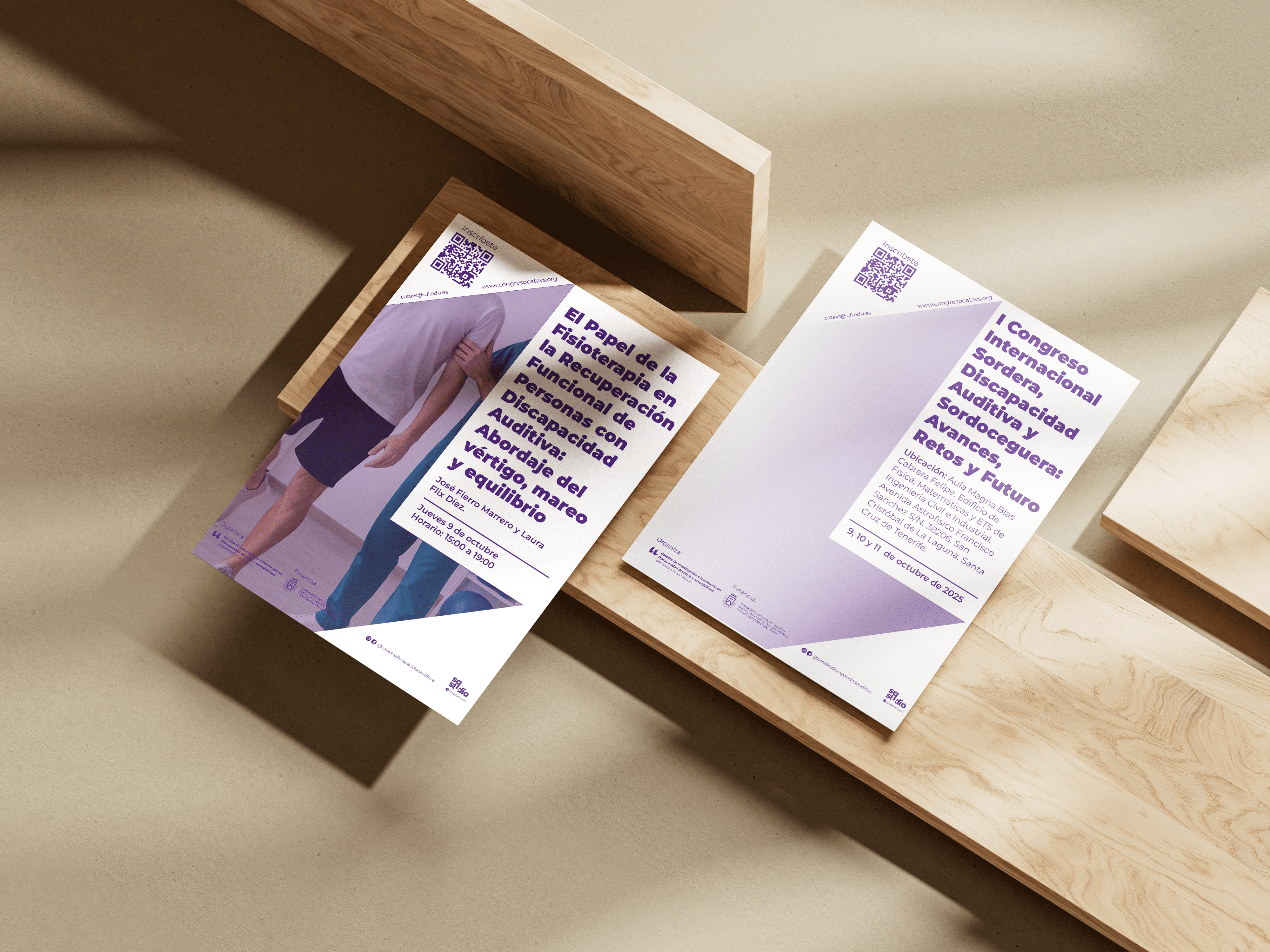 Identidad gráfica creada para el congreso CATAVS